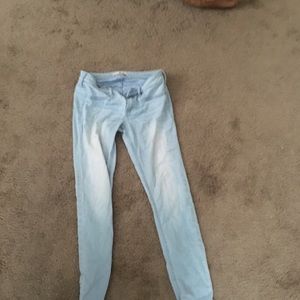 Holister light was jeans
